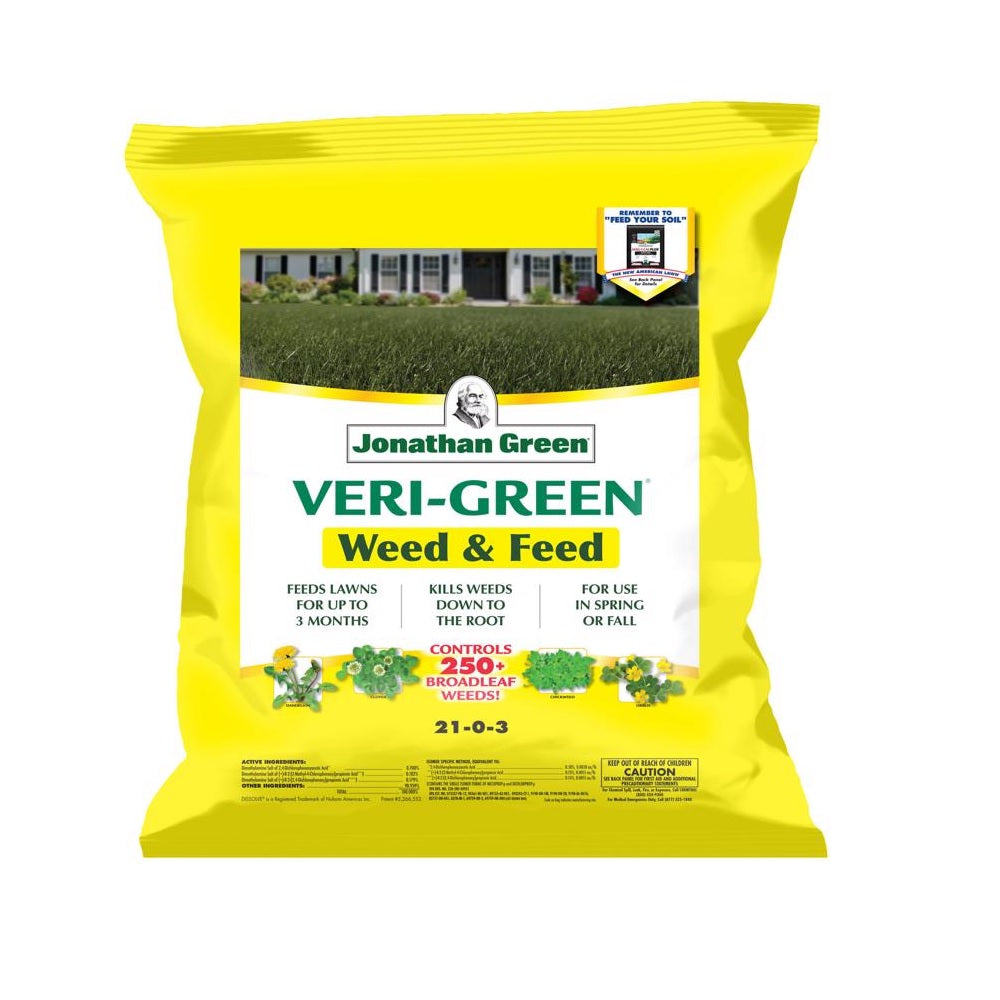 Jonathan Green 16002 Veri-Green Weed & Feed Lawn Food, 5000 Square Feet
