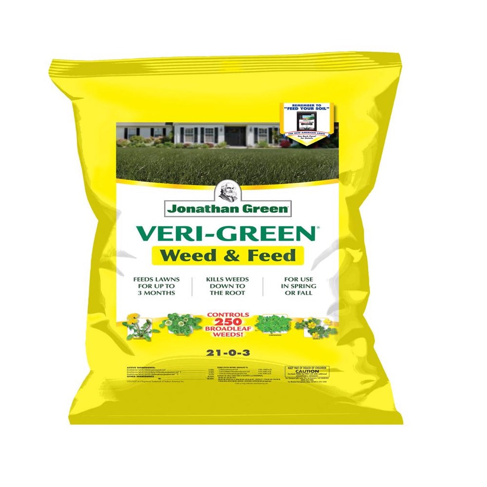 Jonathan Green 16003 Veri-Green Weed & Feed Lawn Food, 15000 Square Feet