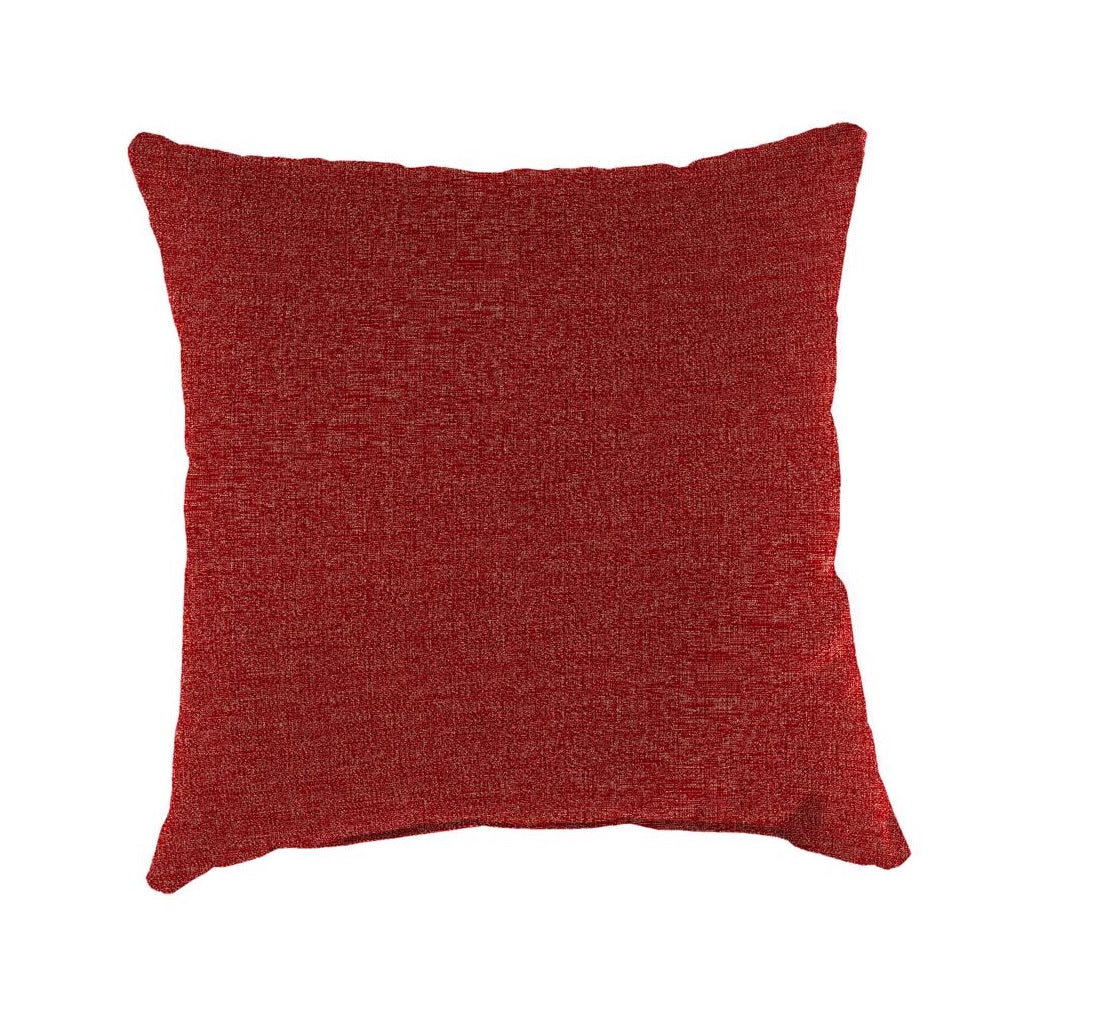 Jordan Manufacturing 9950-5547A Throw Pillow, Polyester, Red