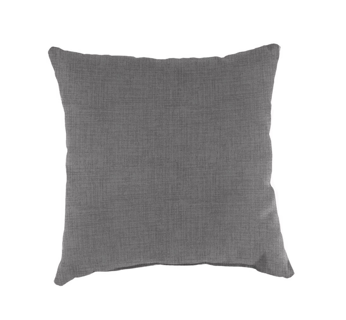 Jordan Manufacturing 9950-5961A Throw Pillow, Polyester, Gray