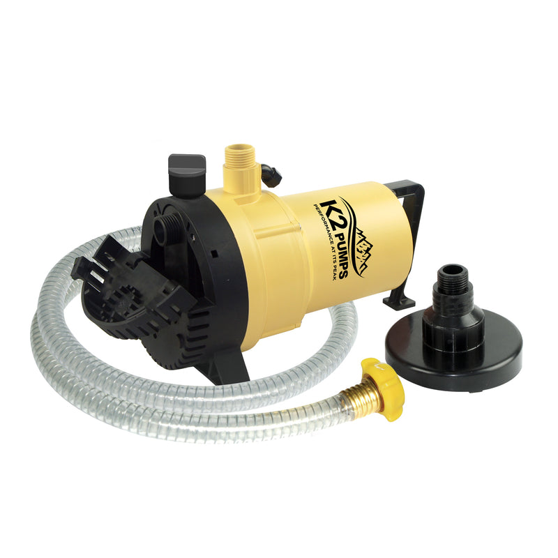 K2 Pumps UTM02501K Duo 2-in-1 Dual Utility Pump, 1/4 HP