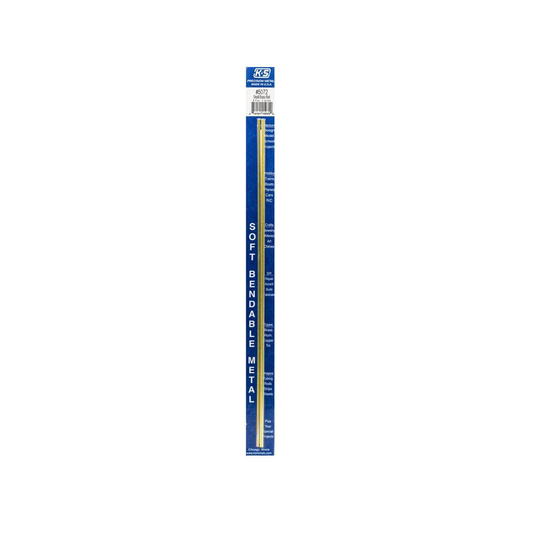 K&S 5072 Brass Rod, 12 inch