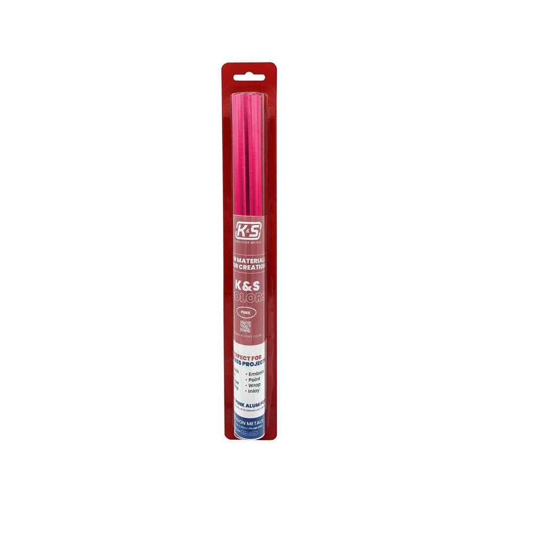 K&S 6045 Foil, Aluminum, Pink