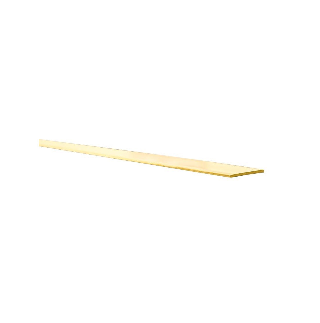 K&S 8239 Plain Metal Strip, Brass, 12 Inch