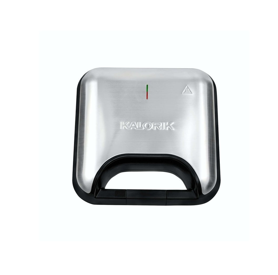 Kalorik SM 47451 SS 4-in-1 Sandwich Maker, Black/Silver