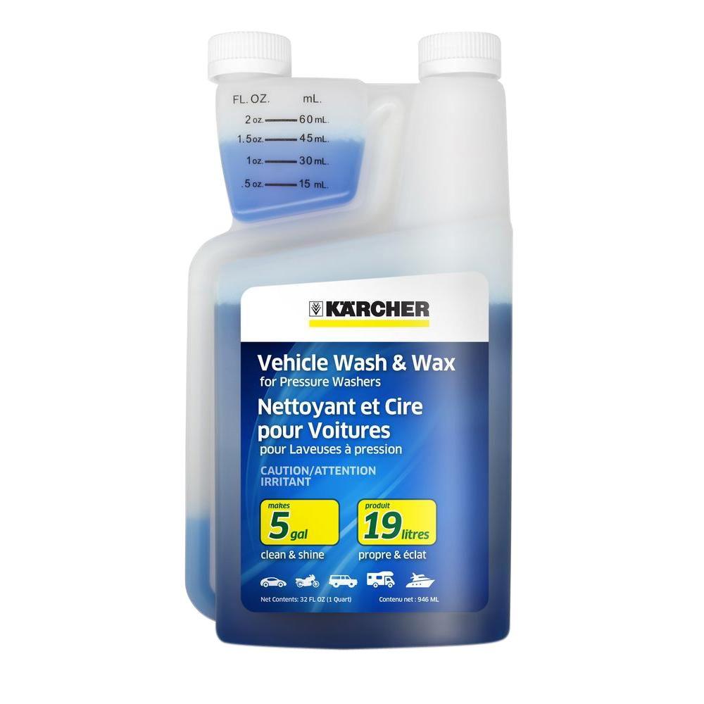Karcher 9.558-147.0 Vehicle Wash and Wax 20x Concentrate, 1 Quart