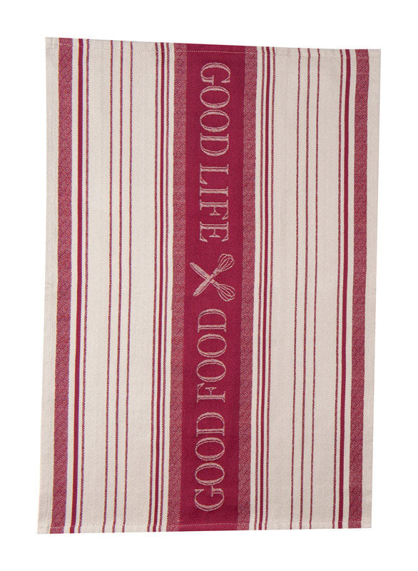 Kay Dee R3248 Tea Towel, Cotton, Marsala