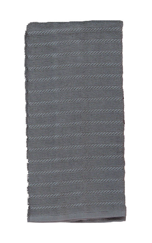Kay Dee R3230 Kitchen Towel, Cotton, Graphite