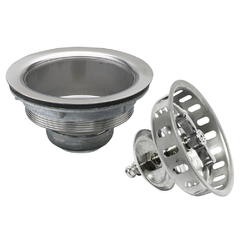 Keeney K5410 Natural Basket Strainer Assembly, 3-1/2"