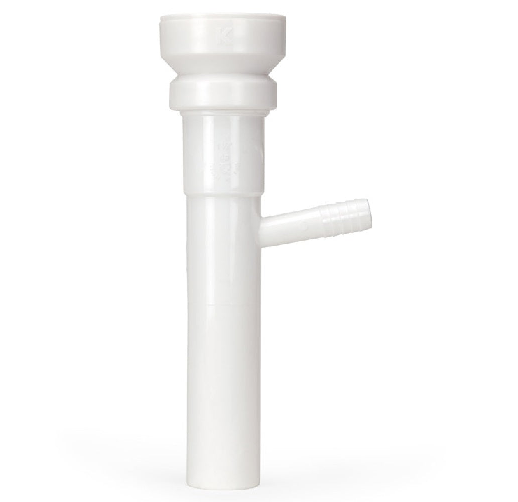 Keeney 32-8QLK Insta-Plumb Dishwasher Tailpiece, Plastic, White