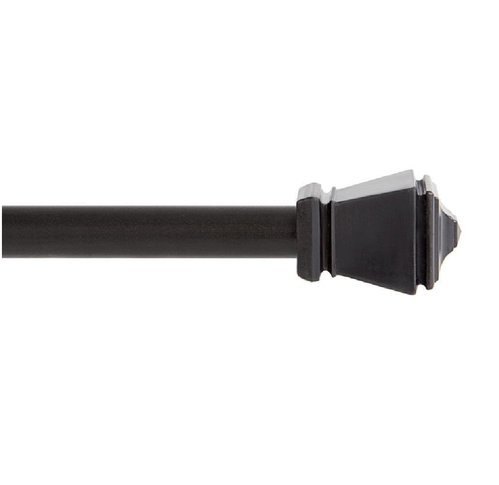 Kenney KN366/5 Amelia Cafe Rod, Black, 28" x 48"