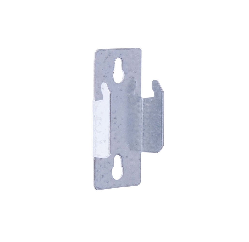Kenney KN847 Lockseam Double Curtain Rod Bracket, Silver