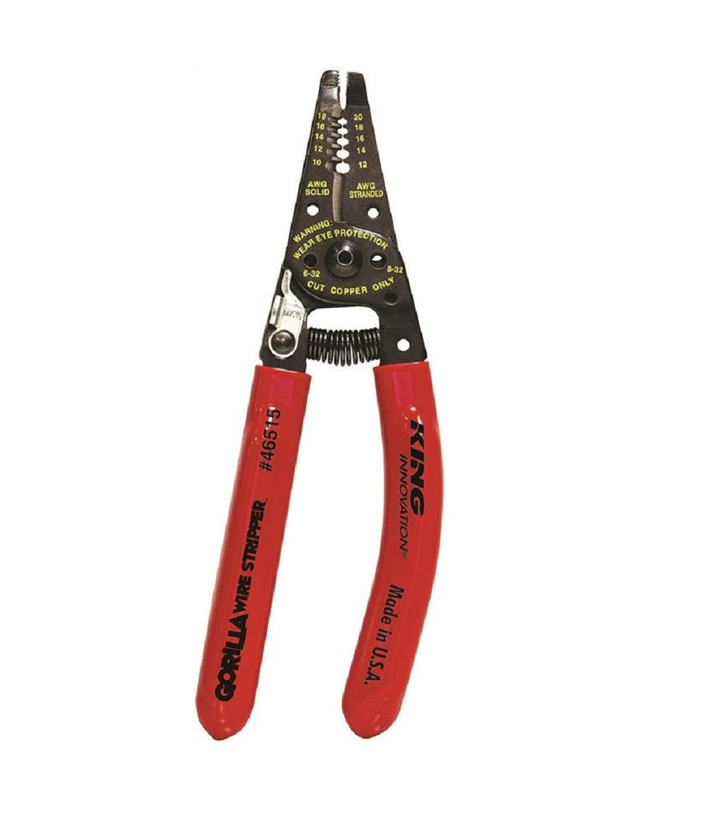 King Safety 46515 Wire Stripper And Cutters With Handle Lock, Length : 6"