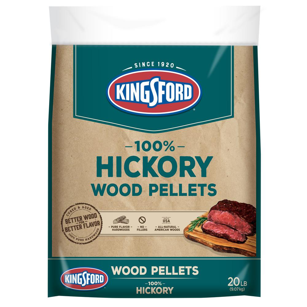 Kingsford 32328 Hickory Wood Grilling Pellets, 20 Lbs