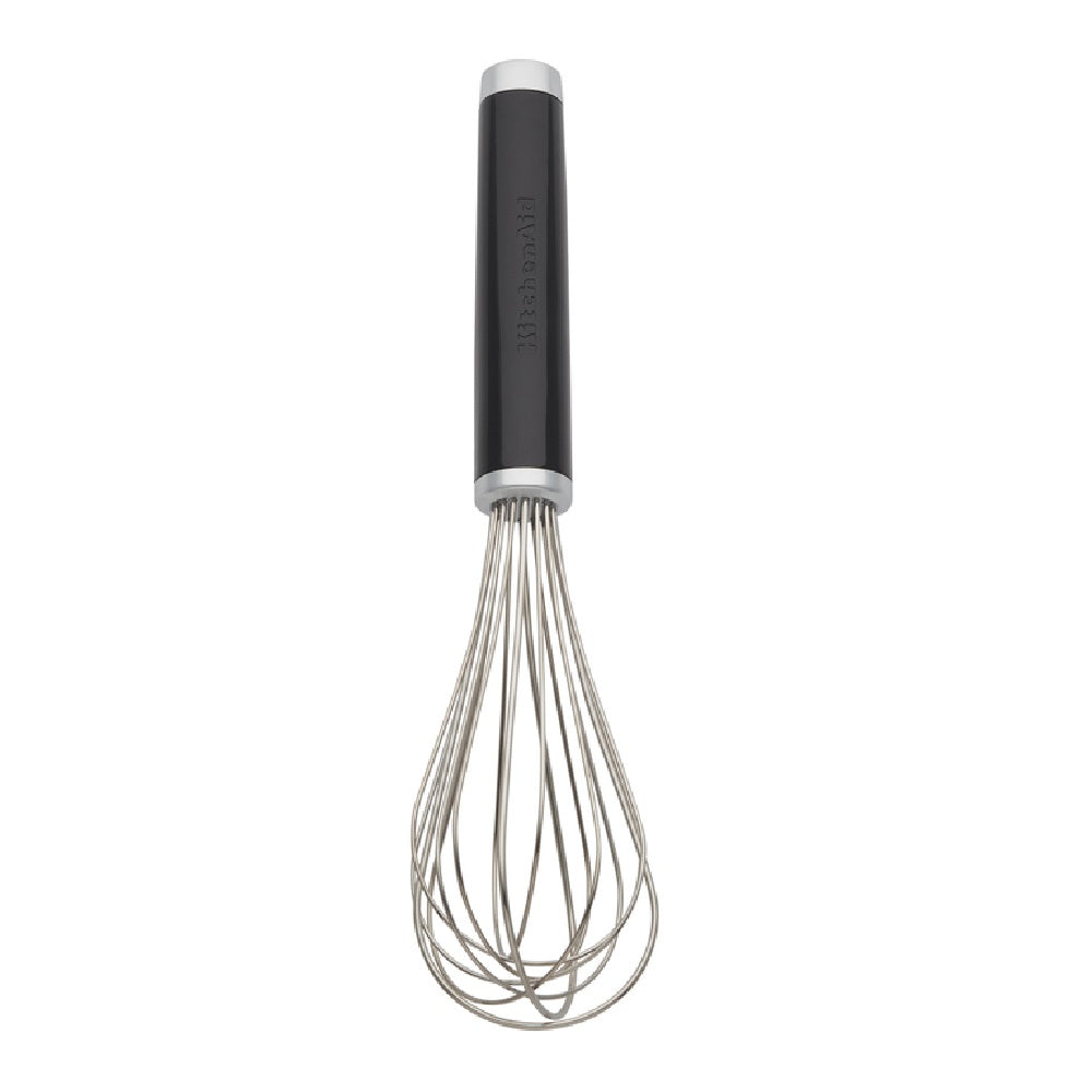 KitchenAid KE060OHOBA Utility Whisk, Black/Silver
