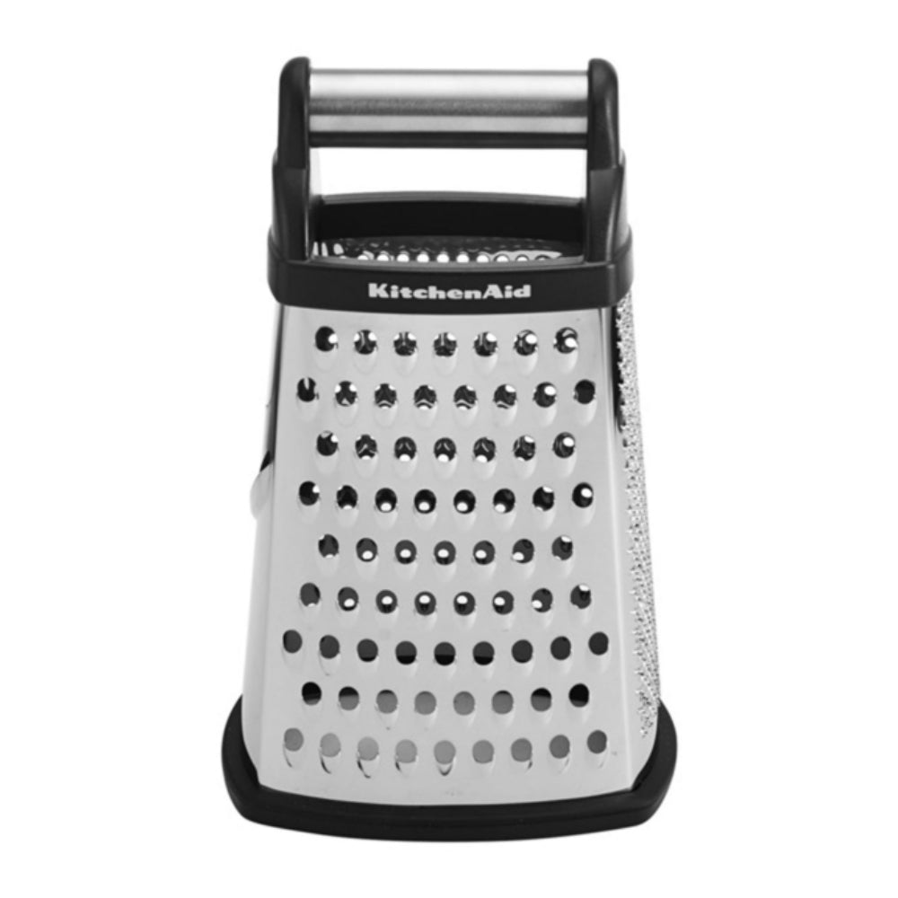 KitchenAid KN292OSOBA Stainless Steel Box Grater, Black/Silver