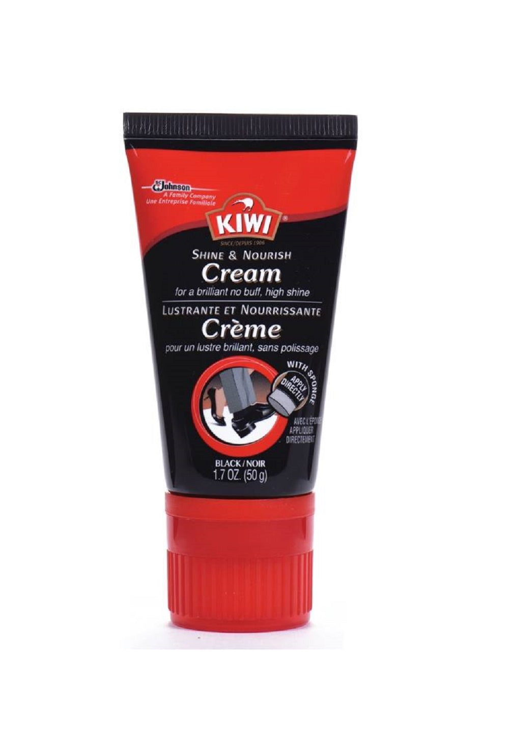 Kiwi 11111 Shine and Nourish Cream, Black, 1.7 oz