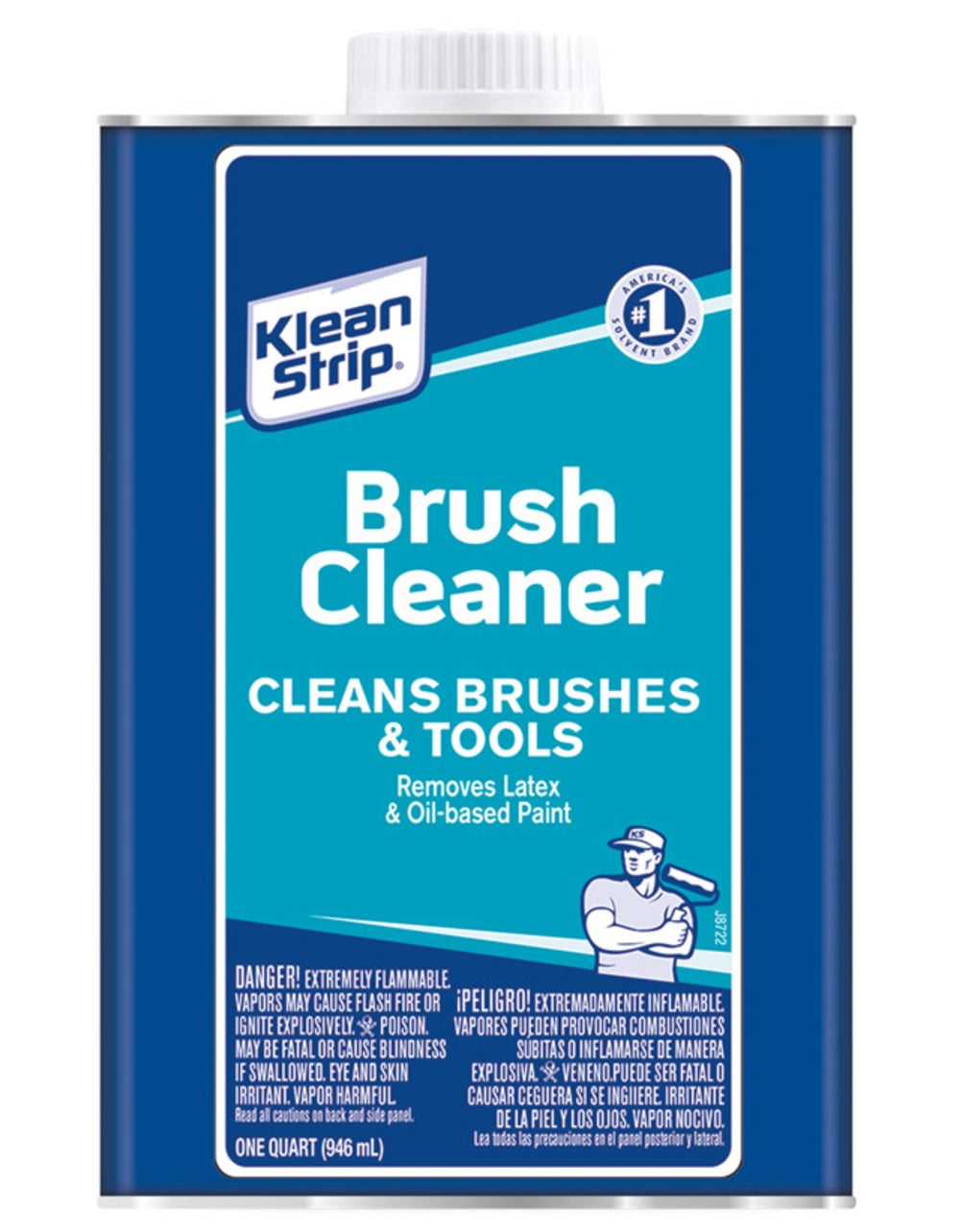 Klean Strip QKBC121 Brush Cleaner, 1 Quart