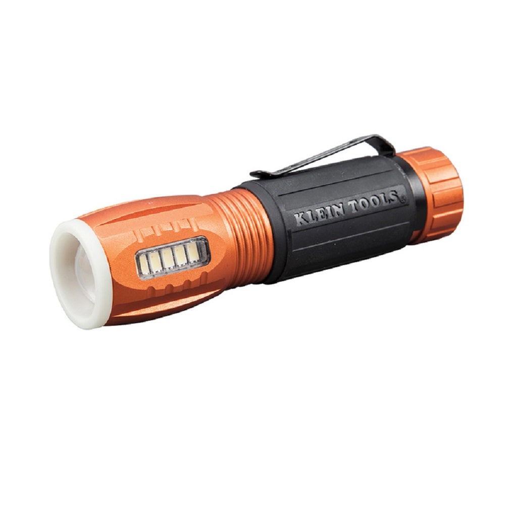 Klein Tools 56028 LED Flashlight, Black/Orange