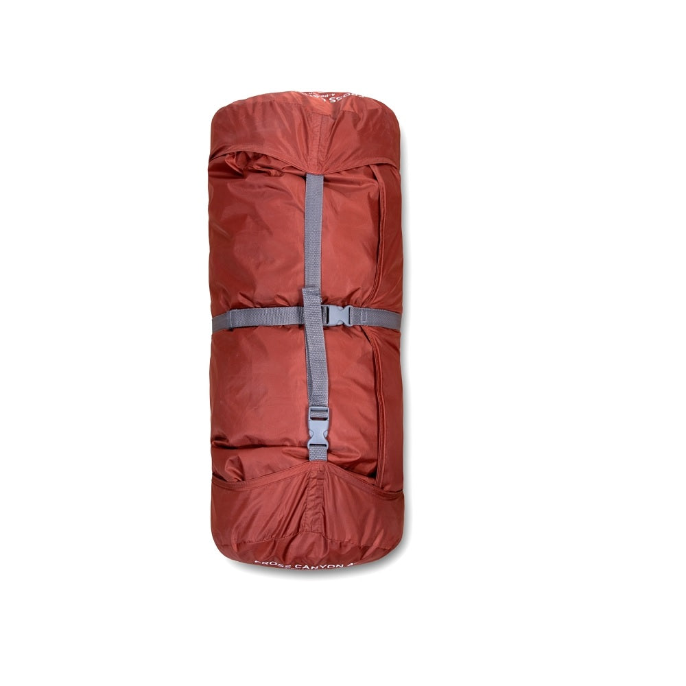 Klymit 09C4RD01D Cross Canyon Camping Tent, Red/Gray