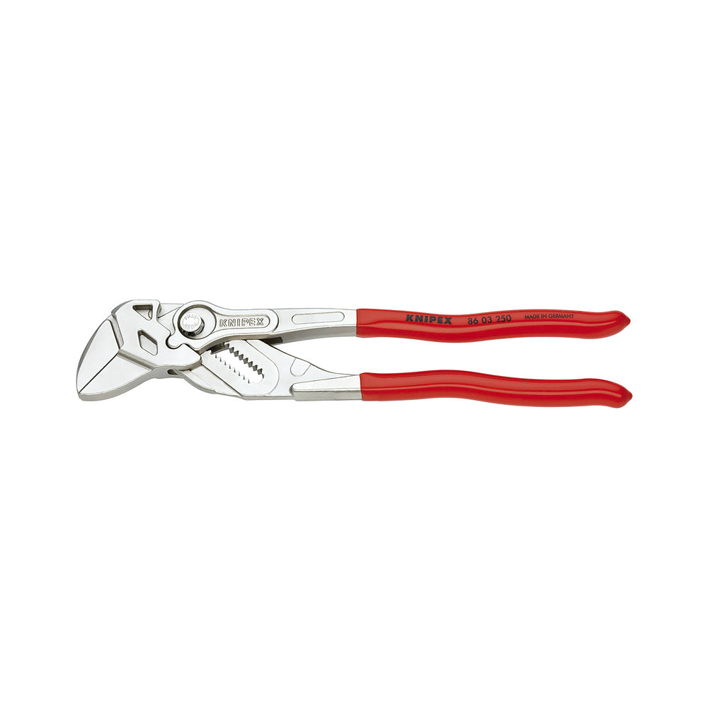 Knipex 86 03 250 SBA  Pliers Wrench with Smooth Parallel Jaw, 10 In