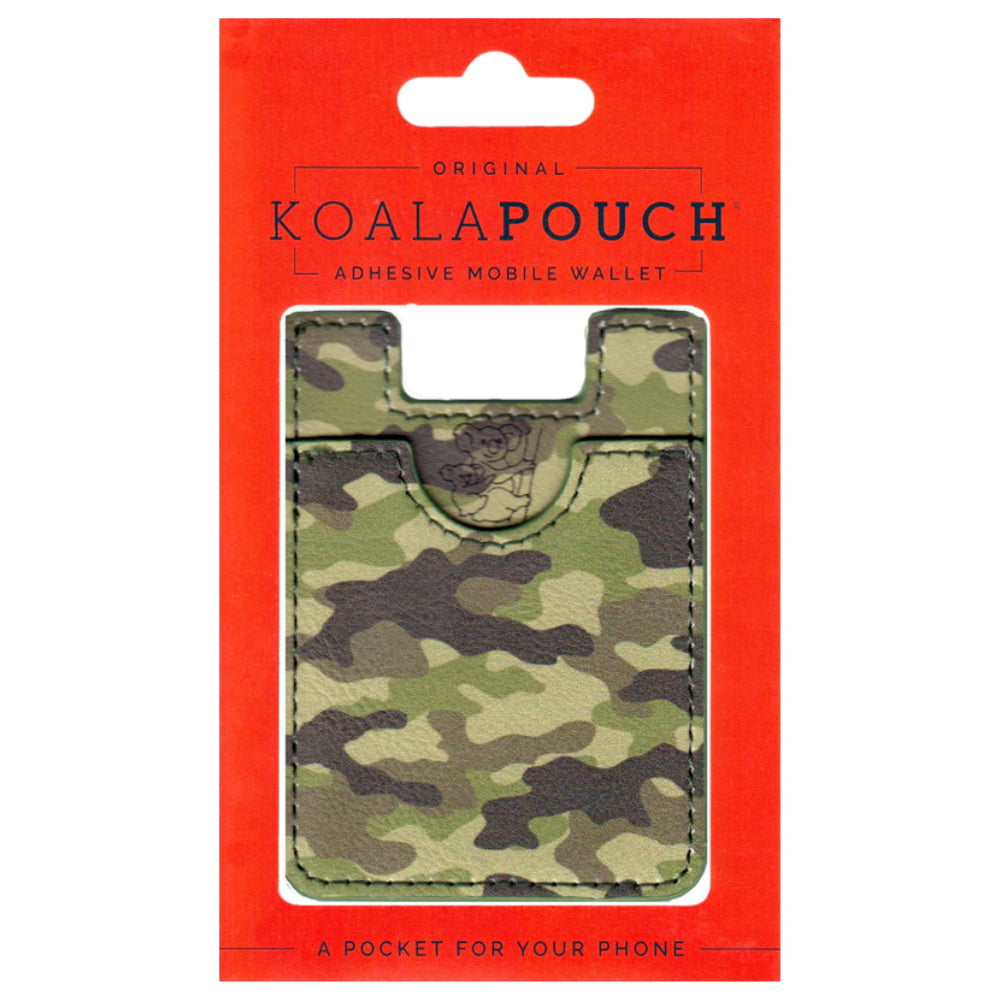 KoalaPouch 142836 Camo Adhesive Phone Wallet