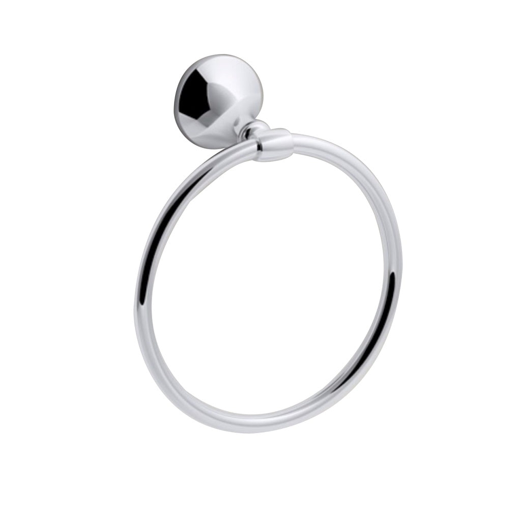 Kohler R72786-CP Elliston Towel Ring, Polished Chrome