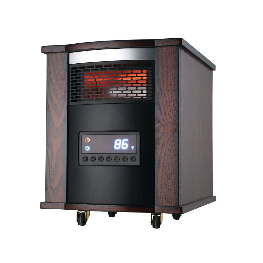 Konwin GD9315BCW-A8 Infrared Heater With Remote Control, 1500 Watts, 120 Volts