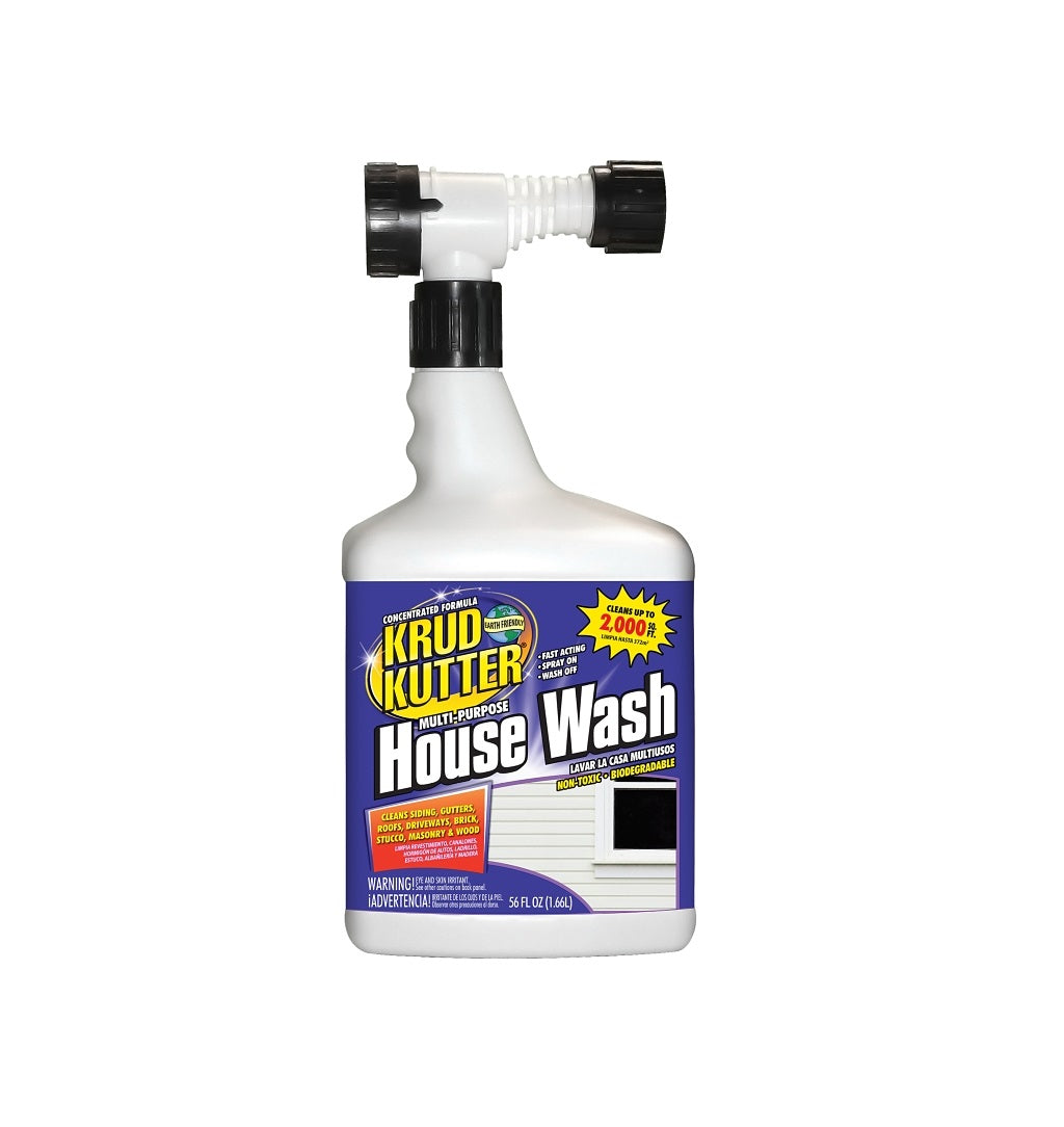 Krud Kutter HW56H4 Multi Purpose House Wash Cleaner, 56 Oz