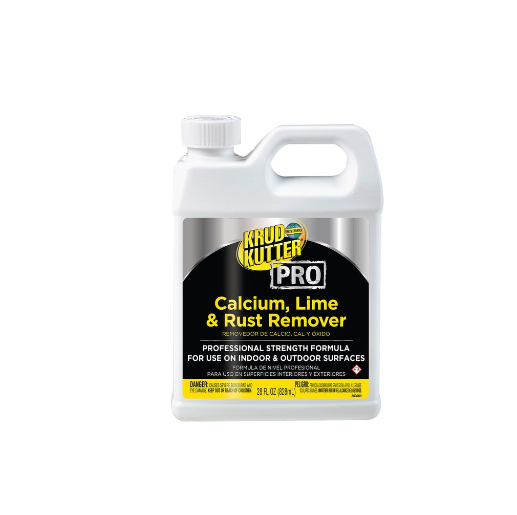 Krud Kutter 352250 Pro Calcium, Lime and Rust Remover, Yellow, 28 Oz