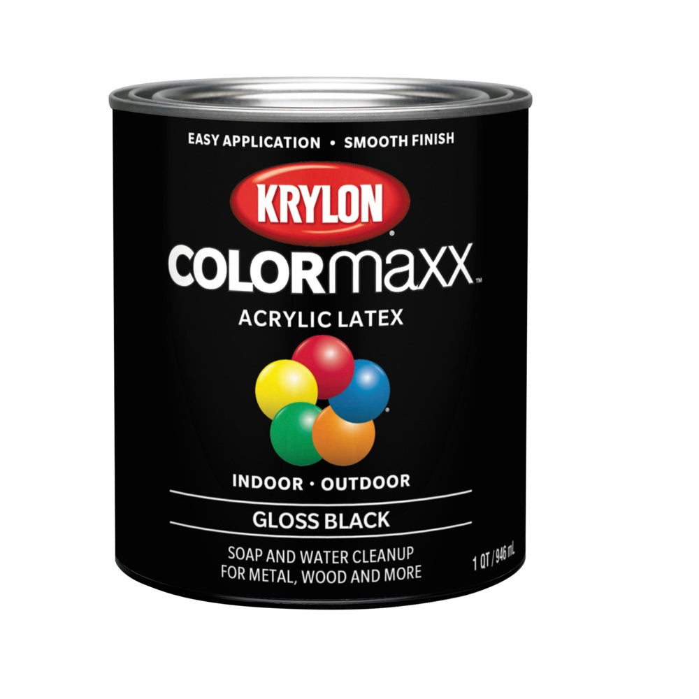 Krylon K05617007 COLORmaxx Interior/Exterior Paint, 32 Oz