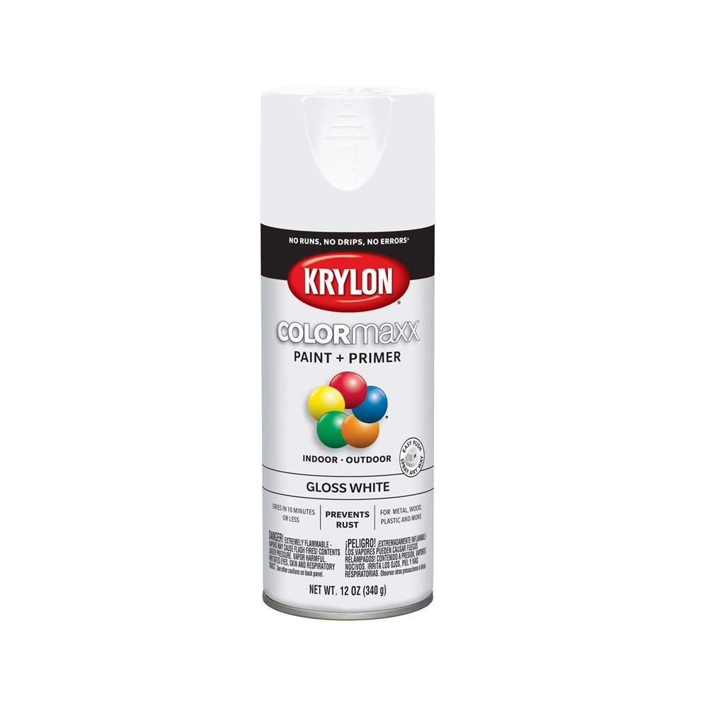 Krylon K05545007 COLORmaxx Spray Paint, 12 Oz