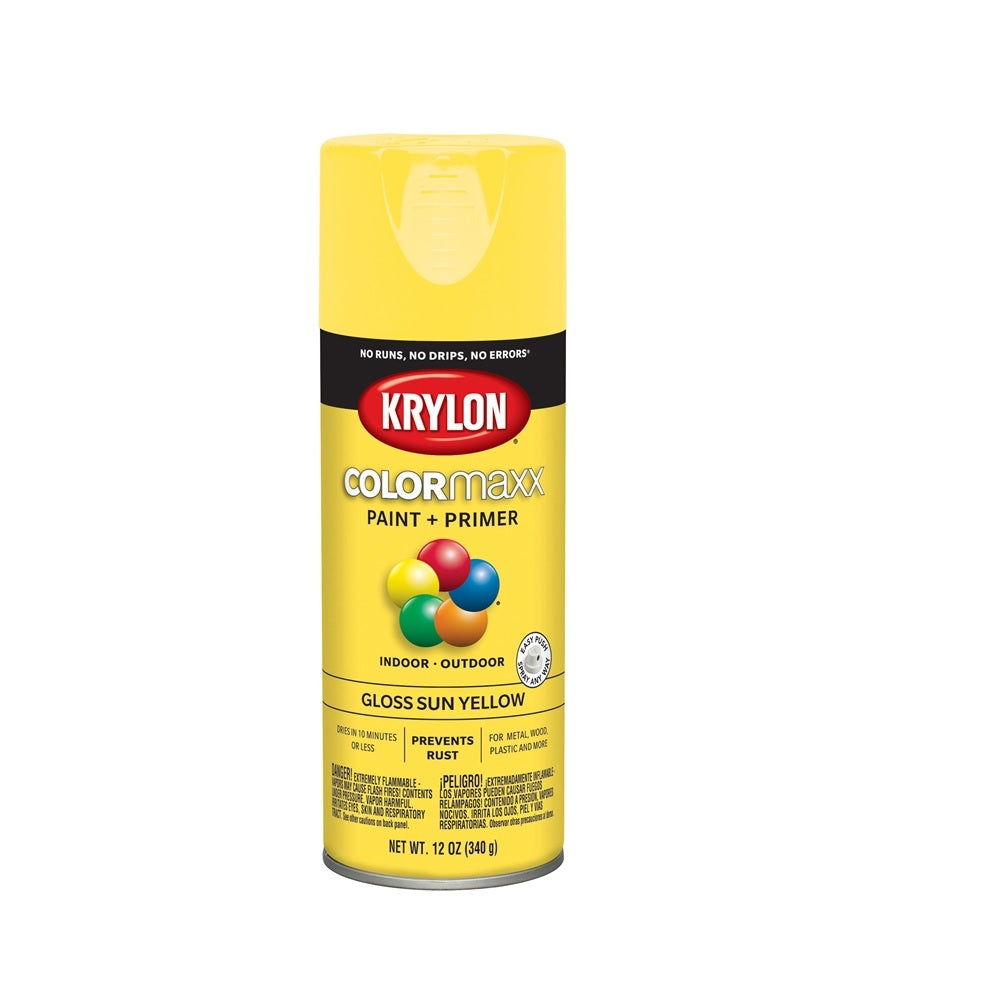 Krylon K05541007 COLORmaxx Spray Paint, 12 Oz
