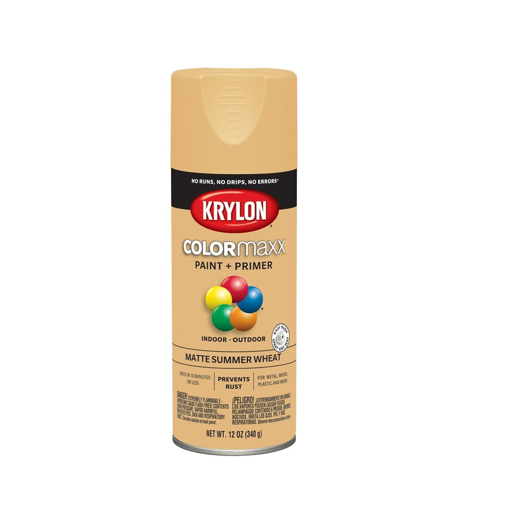Krylon K05595007 COLORmaxx Spray Paint, 12 Oz