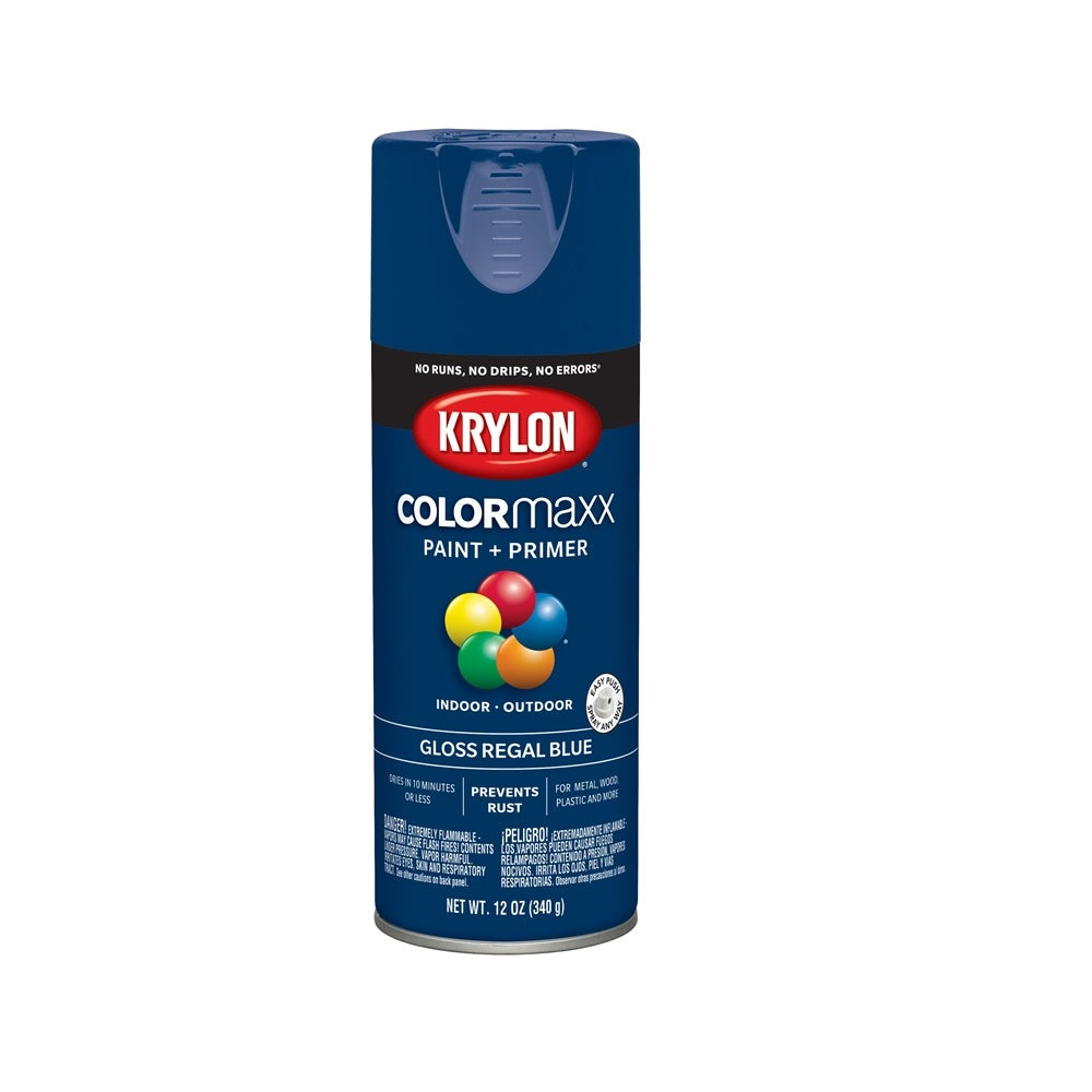 Krylon K05535007 COLORmaxx Spray Paint, 12 Oz