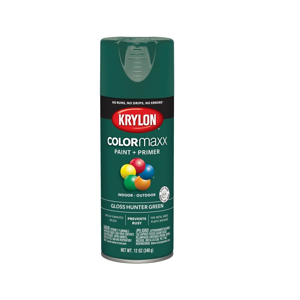 Krylon K05523007 COLORmaxx Spray Paint, 12 Oz