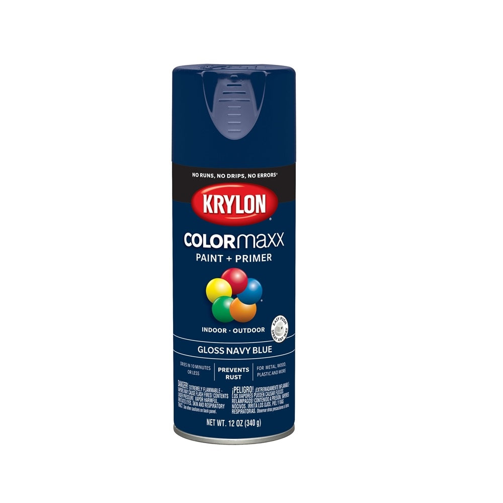Krylon K05529007 COLORmaxx Spray Paint, 12 Oz