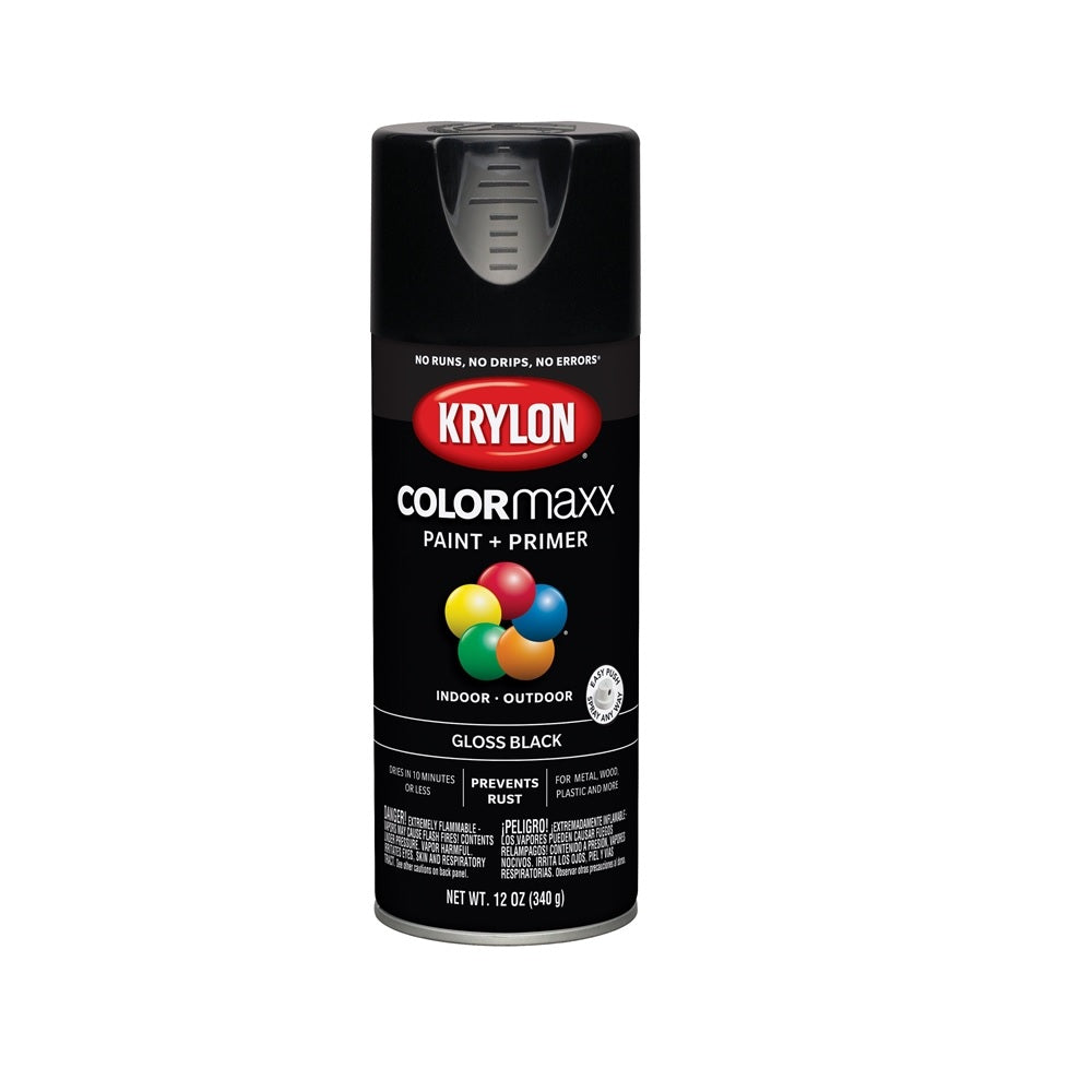 Krylon K05505007 COLORmaxx Spray Paint, 12 Oz