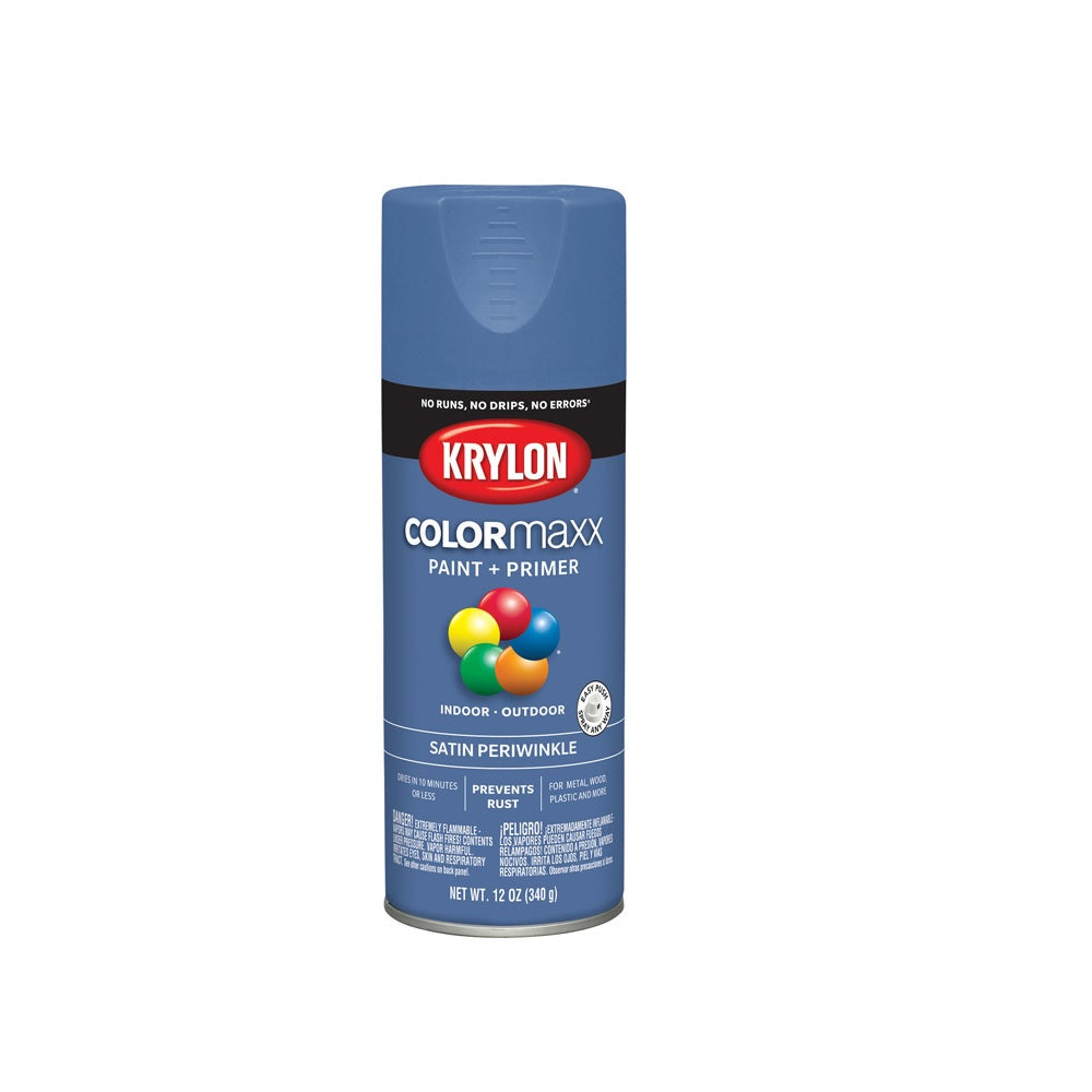 Krylon K05573007 ColorMaxx Paint + Primer Spray Paint, 12 Oz