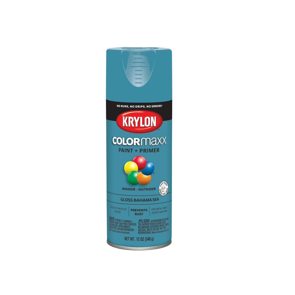Krylon K05501007 ColorMaxx Paint + Primer Spray Paint, 12 Oz