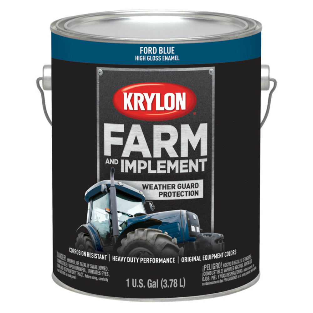 Implement Blue Paint Krylon K01967000 Farm & Implement Paint, Ford Blue, 1 Gallon — LIfe and ...