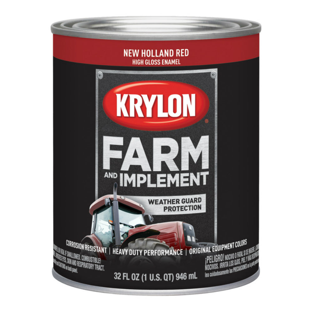 Krylon K02035000 Farm & Implement Paint, N H Rd, 1 Quart
