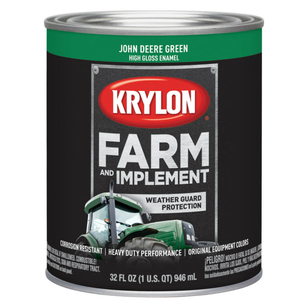 Krylon K02023000 Farm & Implement Paint, John Deere Green, 32 Oz