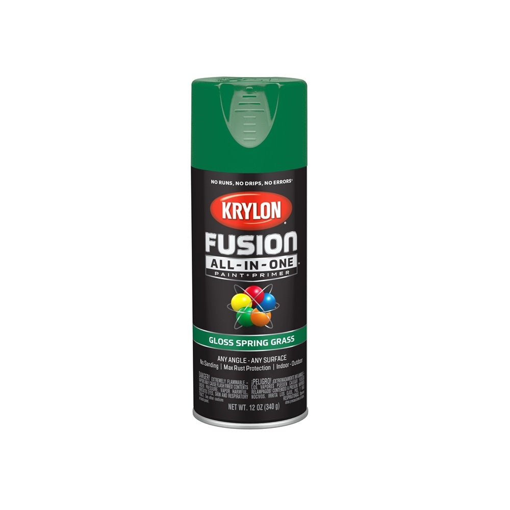 Krylon K02724007 Fusion All-In-One Paint & Primer Spray Paint, 12 Oz