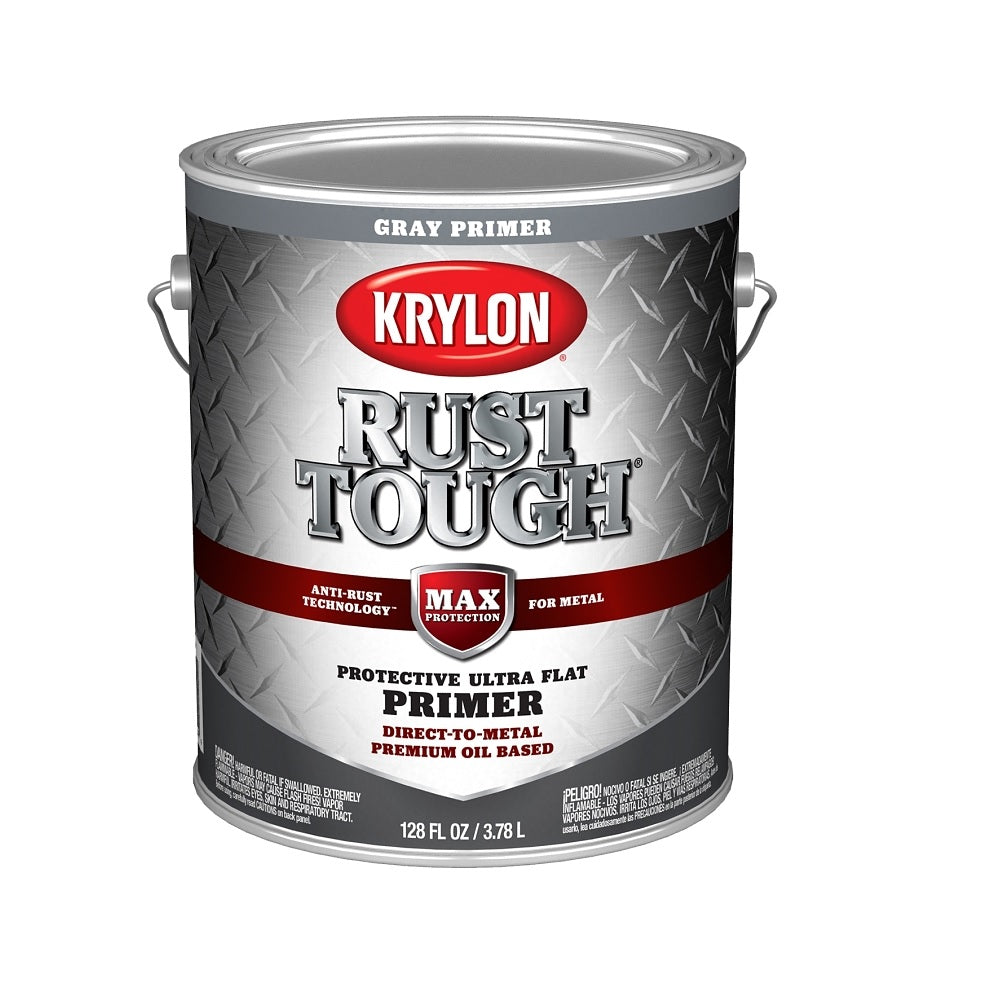 Krylon K09765008 Rust Tough Primer, 1 Gallon
