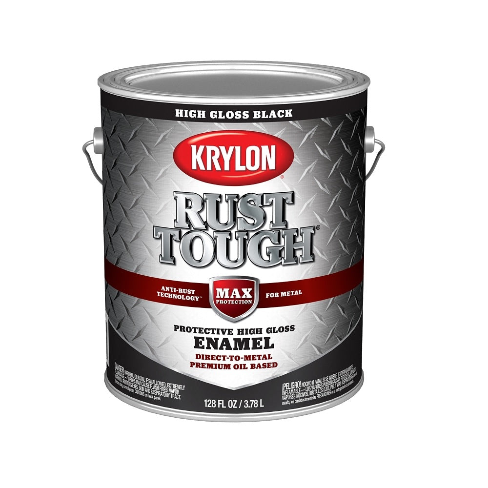 Krylon K09730008 Rust Tough Rust Preventative Brush On Enamel, 1 Gallon