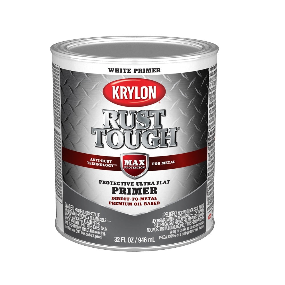 Krylon K09718008 Rust Tough Rust Preventative Brush-On Primer, 1 Quart