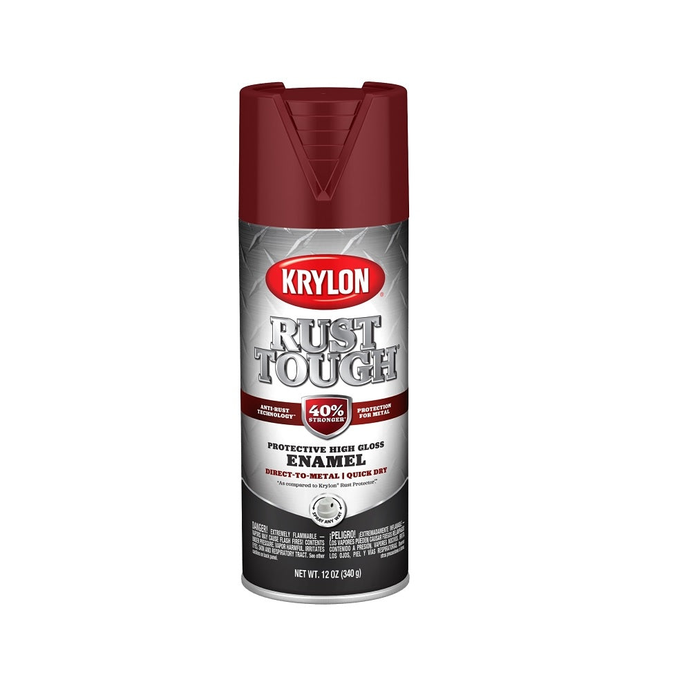 Krylon K09221008 Rust Tough Rust Preventative Enamel, 12 Ounce