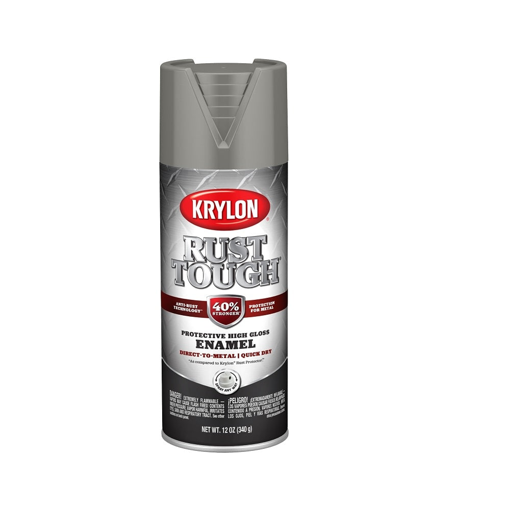 Krylon K09262008 Rust Tough Rust-Preventative Enamel, 12 Ounce