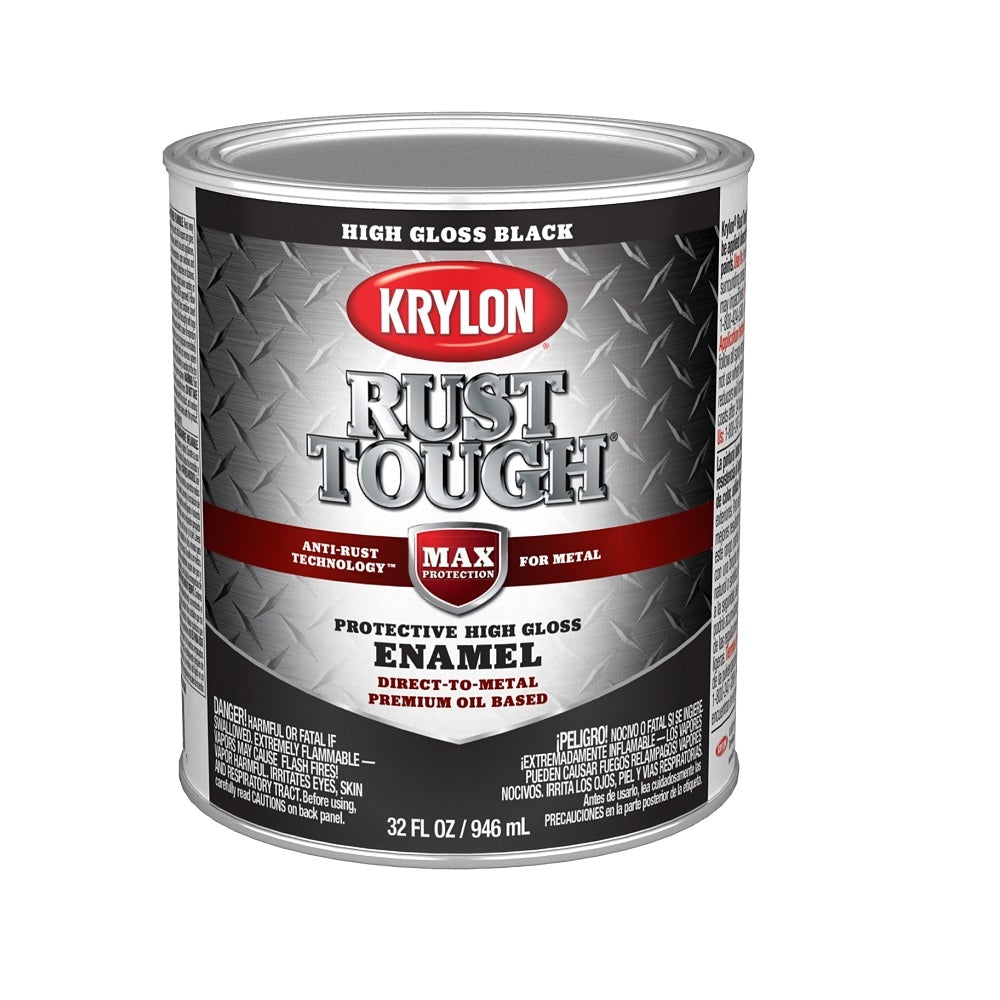 Krylon K09705008 Rust Tough Rust Preventative Enamel, 1 Quart